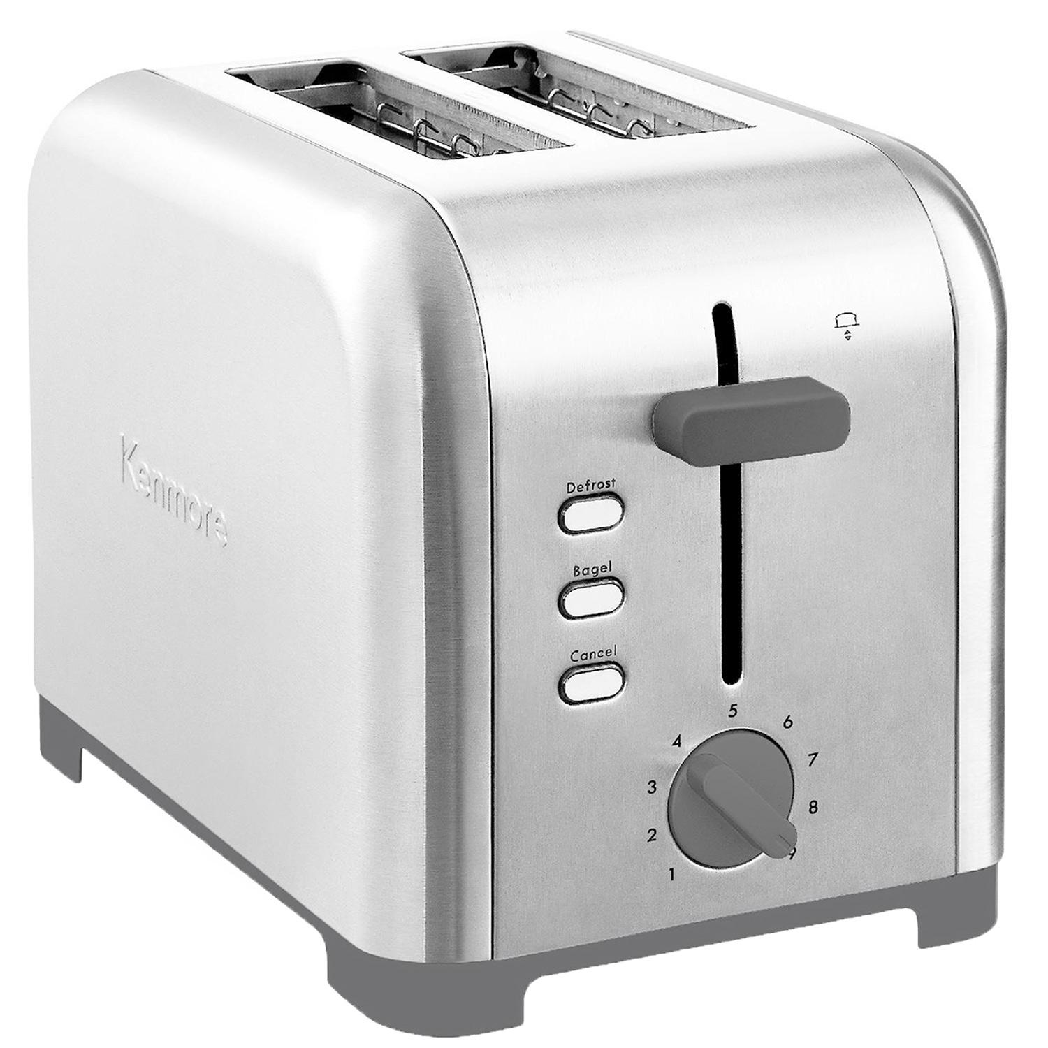 2-Slice Stainless Steel Toaster