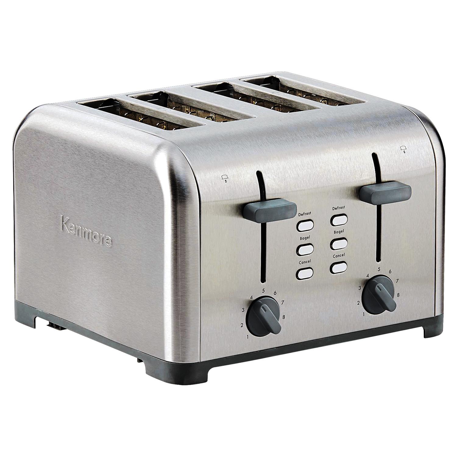 4-Slice Stainless Steel Toaster