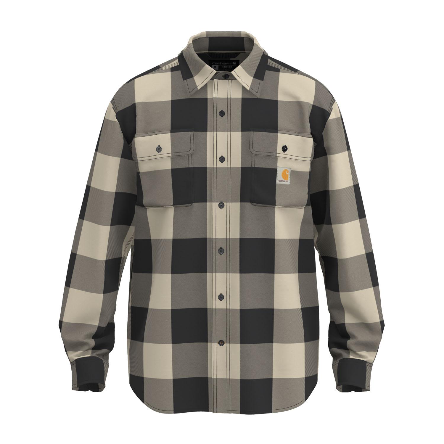 Loose Fit Heavyweight Flannel Longsleeve Shirt
