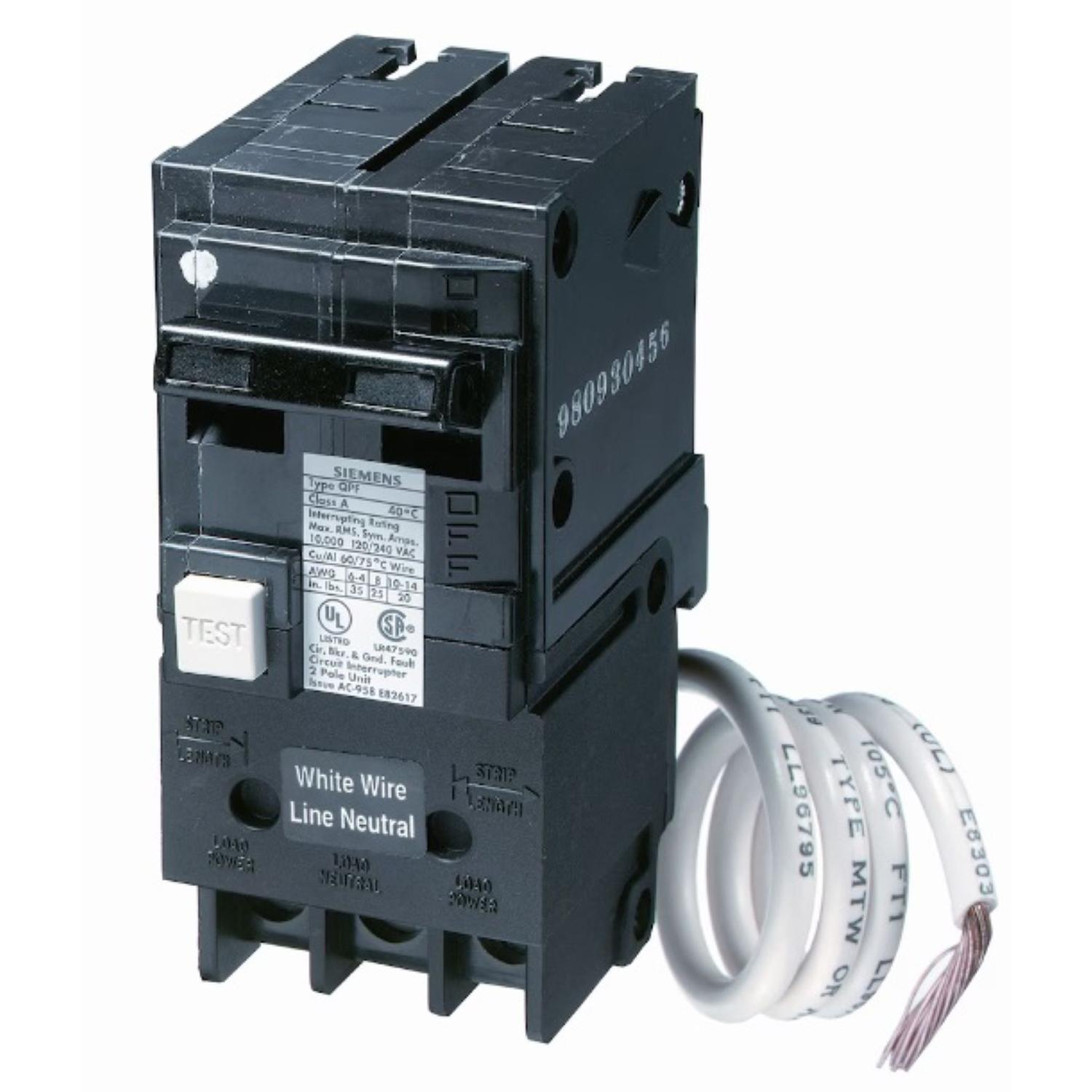 2-Pole 120/240V AC GFCI Circuit Breaker-40A Rated