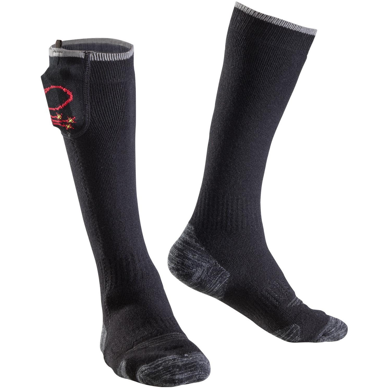 Solid Heated Socks-S/M