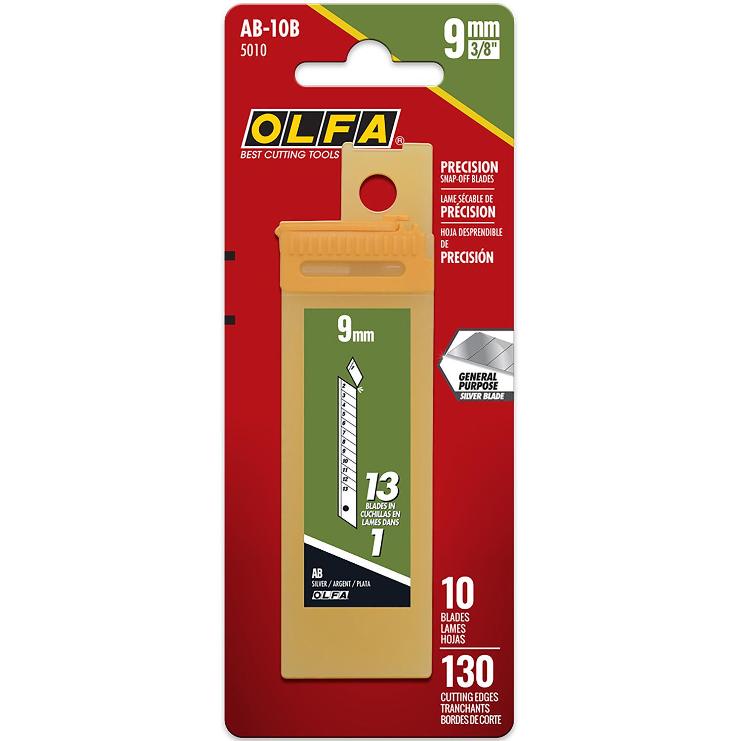 9mm Snap Blades-10/Pack