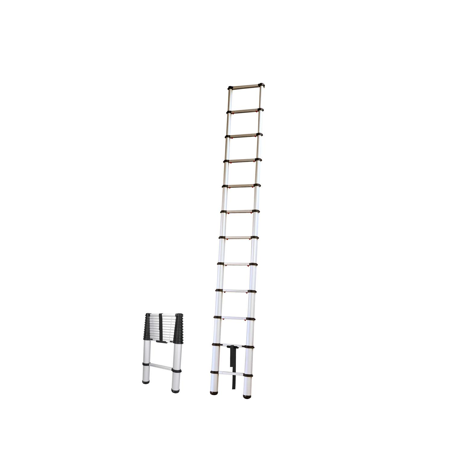 12' Telescopic Ladder Aluminum
