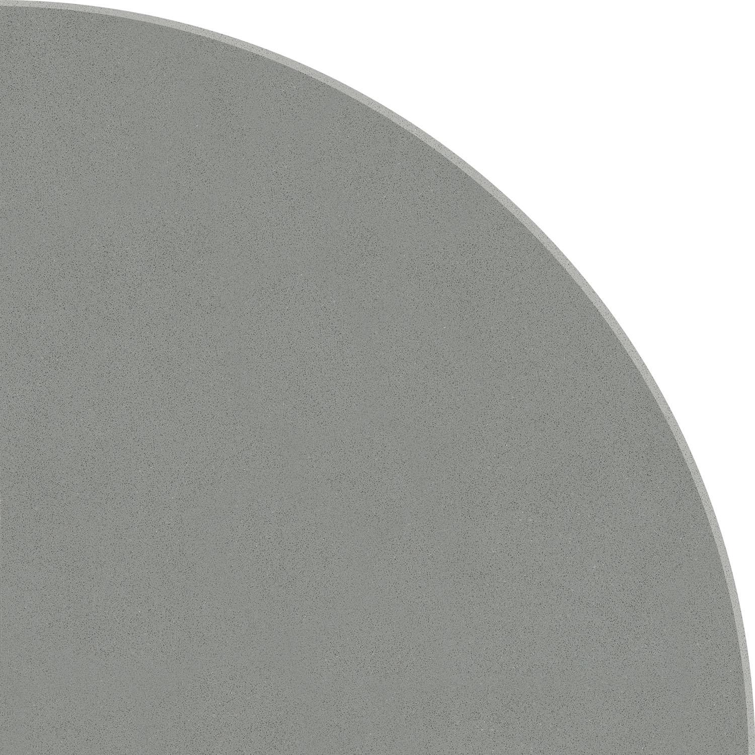 8.9" Marmiline Shadow Polished Engineered Stone Corner Shelf