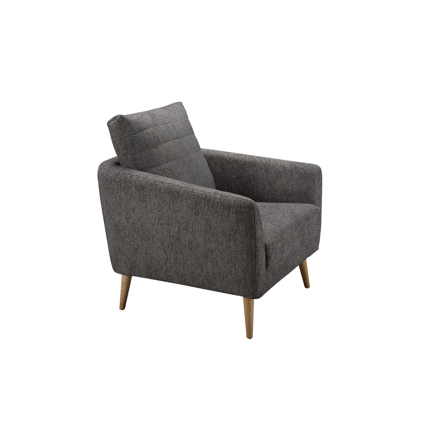 Mikita Accent Chair-Nora Charcoal