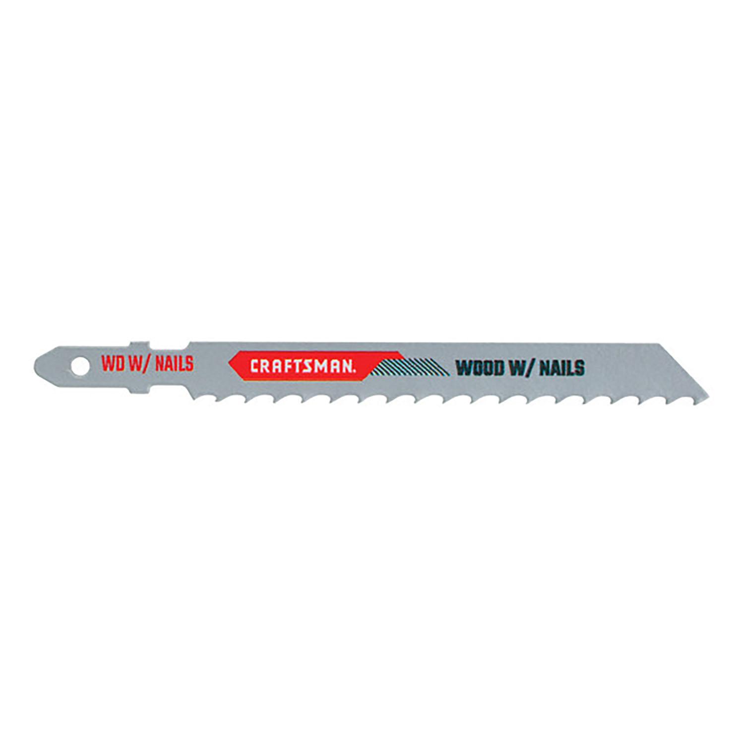 4" Bi-Metal T-Shank Wood Jig Saw Blades-2/Pack