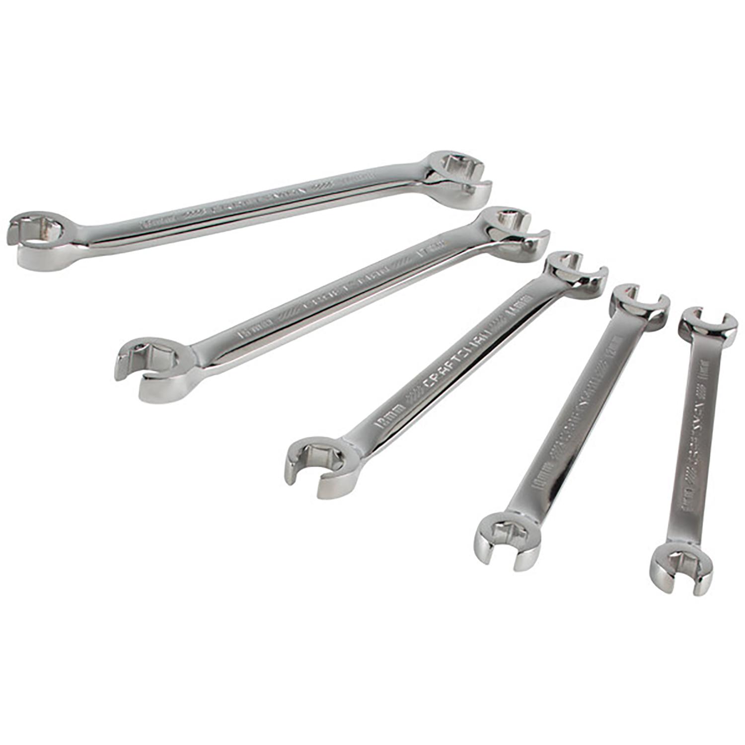 5 Piece Flare Nut Wrench Set