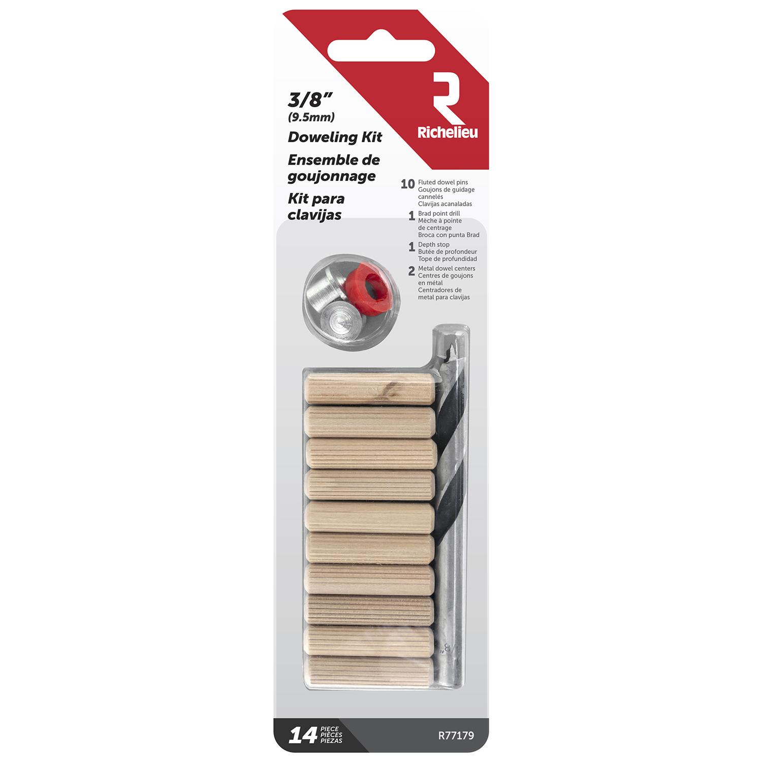 Unglued 3/8" Wood Doweling Kit