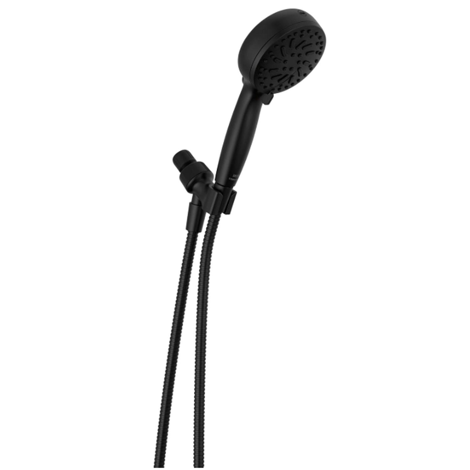 6 Setting Hand Shower with Cleaning Spray Matte Black