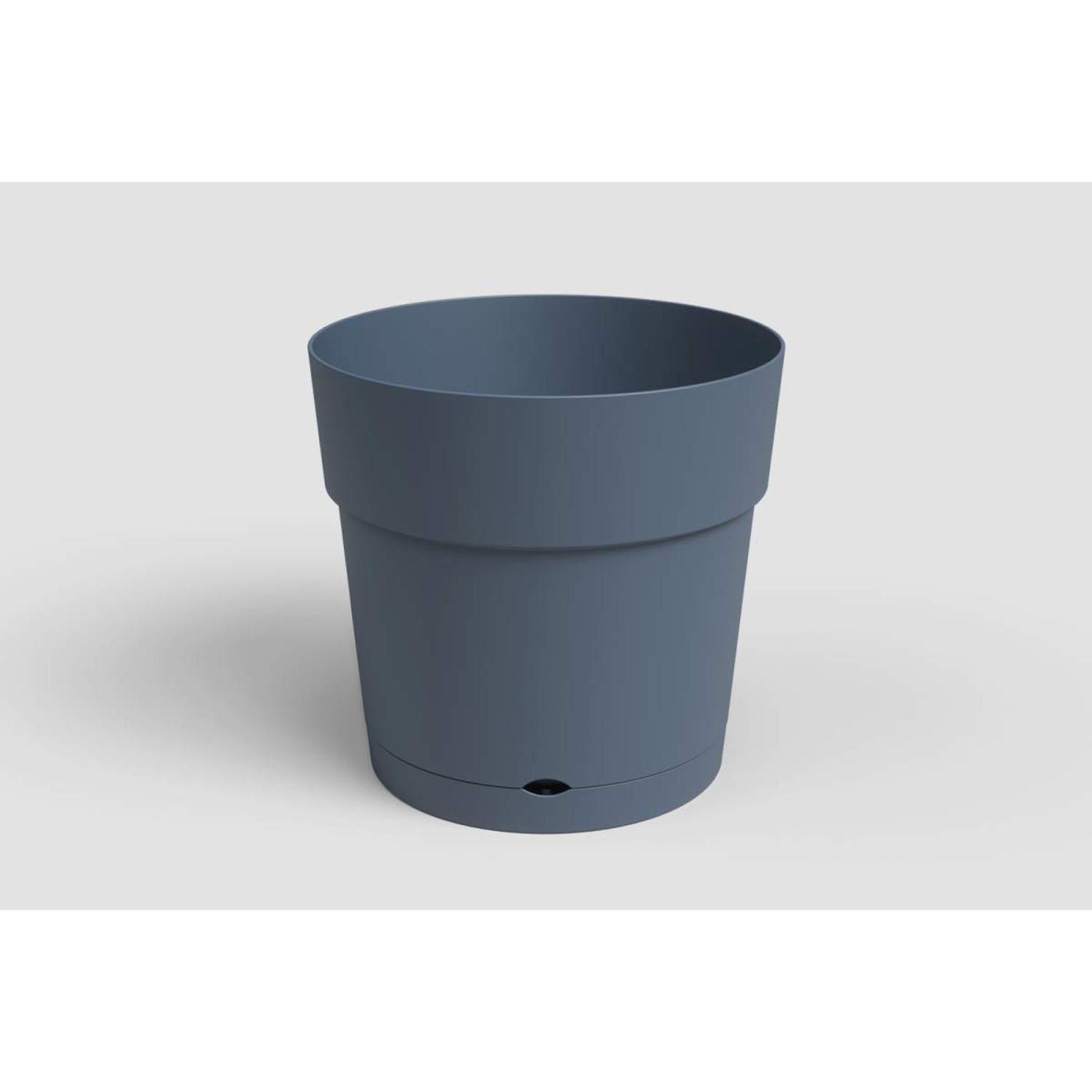 Pot Capri large en plastique 12 po