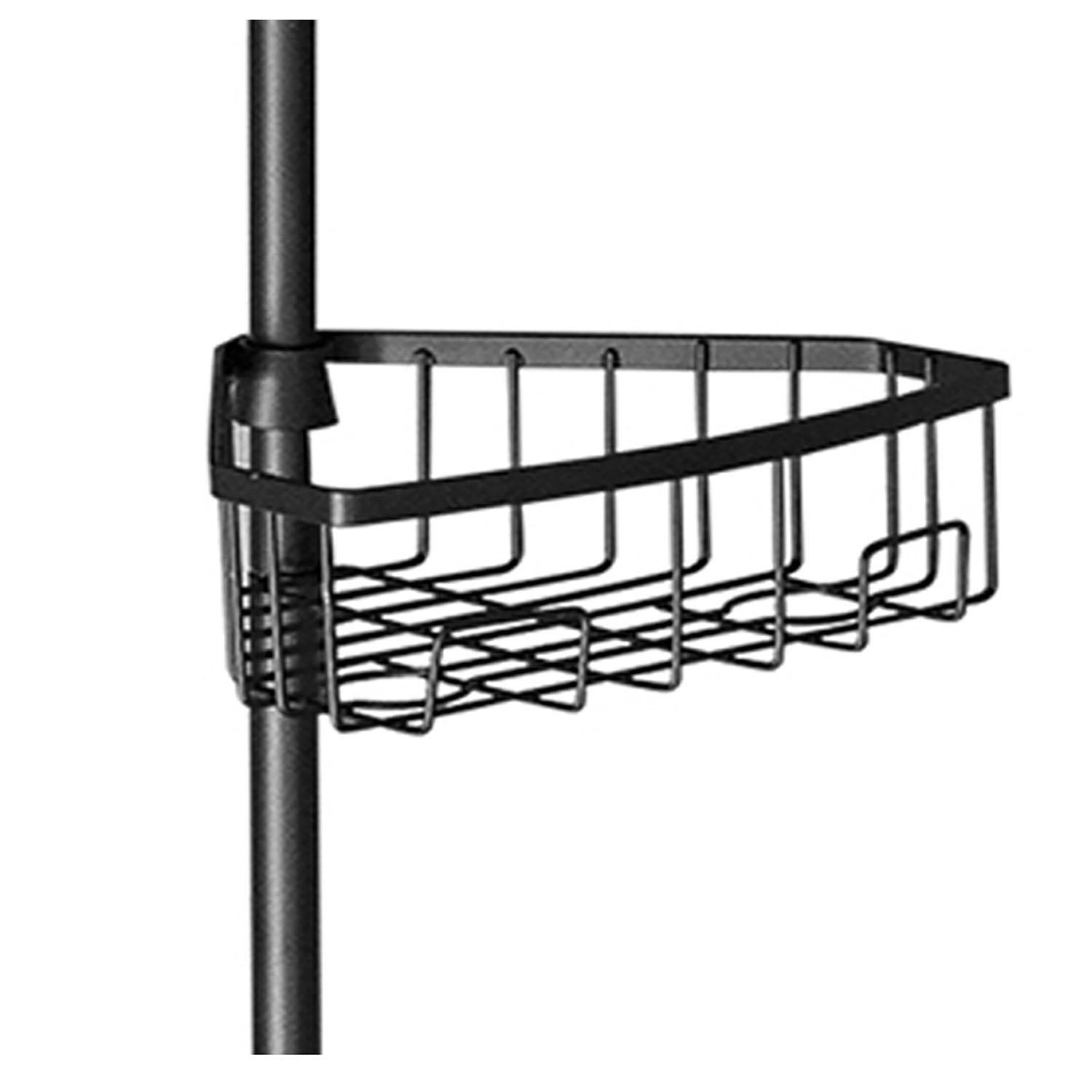 Neil 10.37" x 108" x 8.62" Shower Pole Caddy