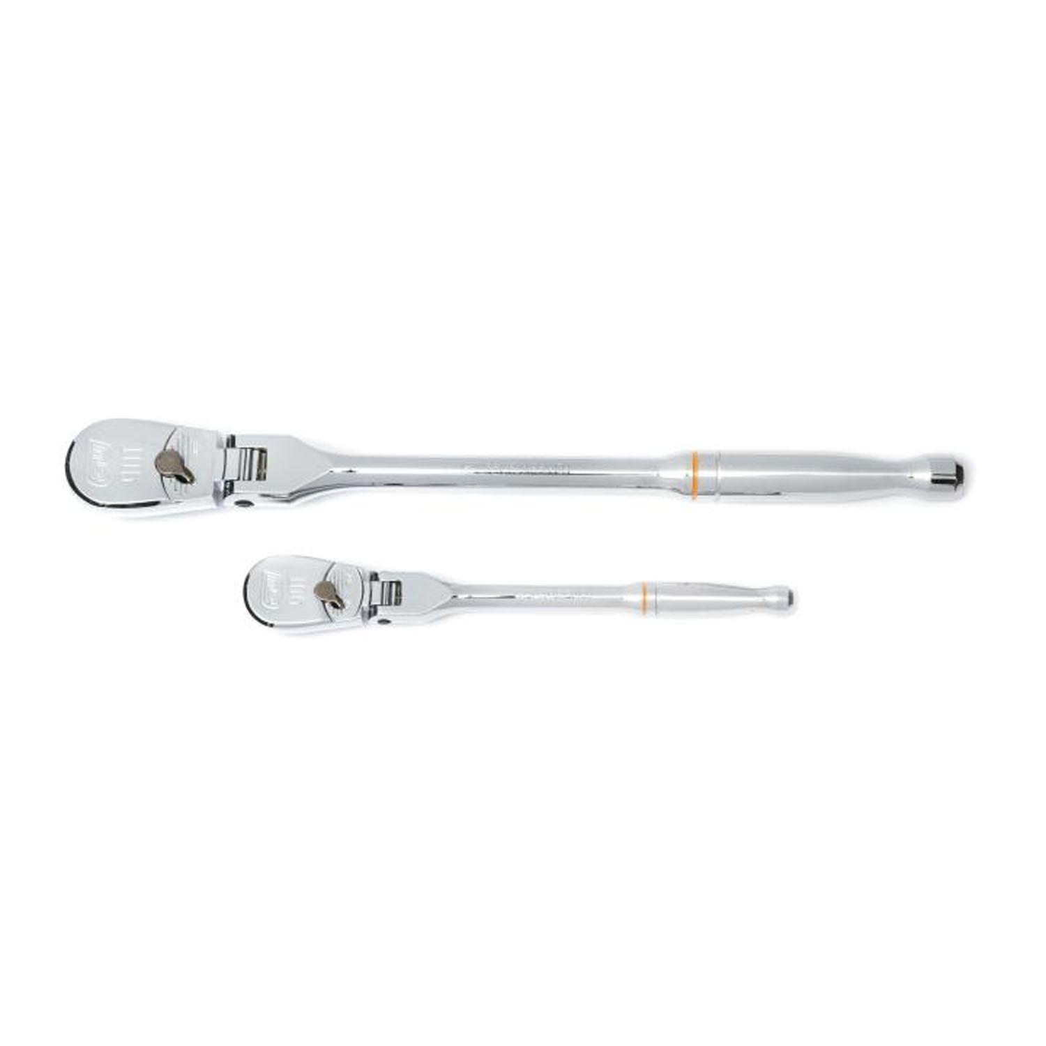1/4" & 3/8"  Flex Head Teardrop Ratchet-2 Piece Set