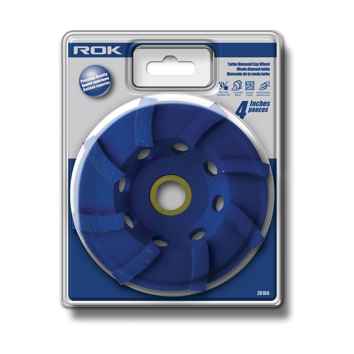 4" Turbo Diamond Cup Wheel
