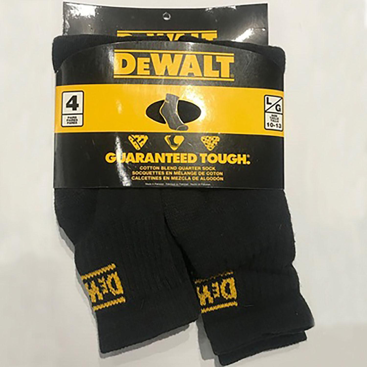 Quarter Full Cushion Work Socks 4/Pack