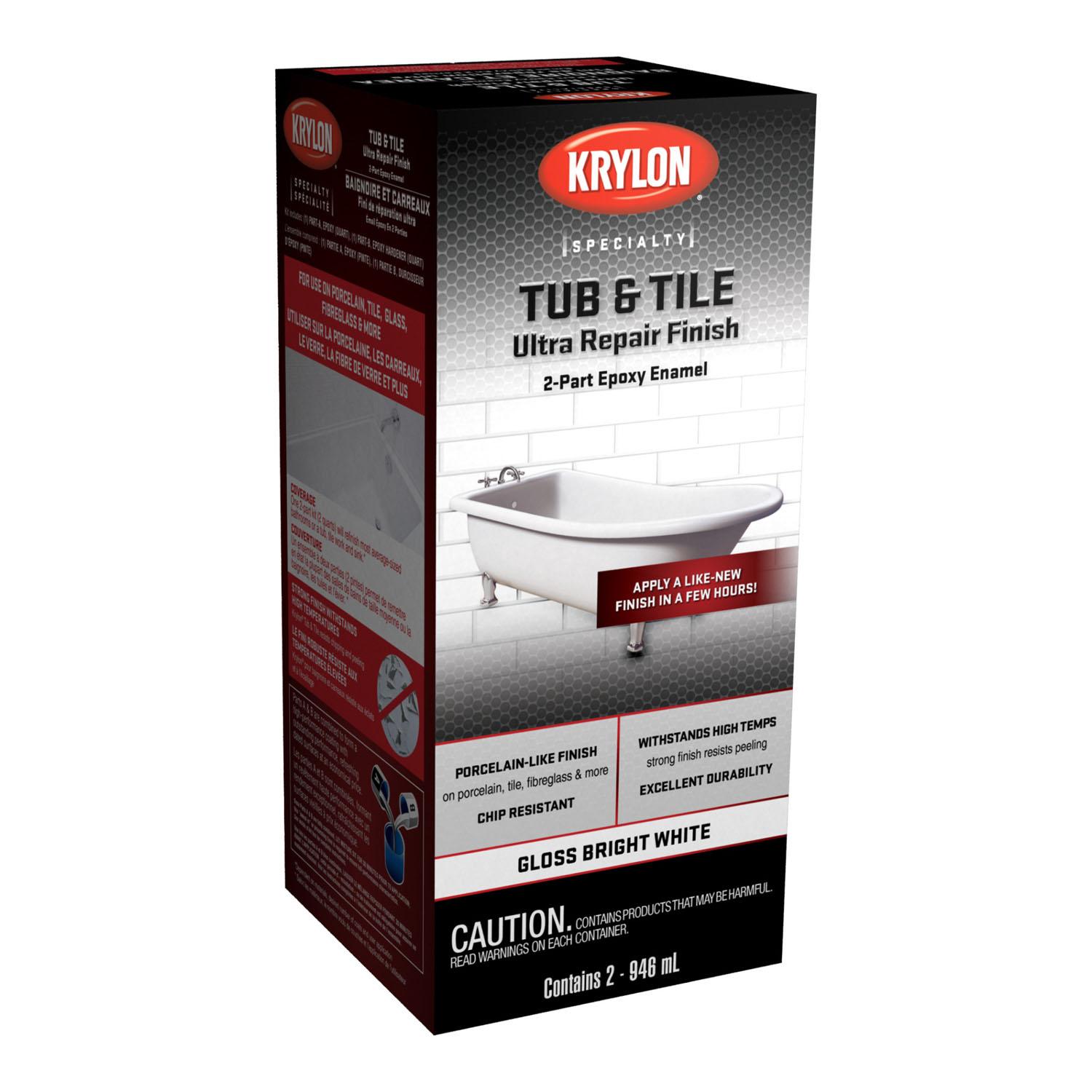 Tub & Tile Ultra Repair Finish 2 Part Epoxy Kit 946ml