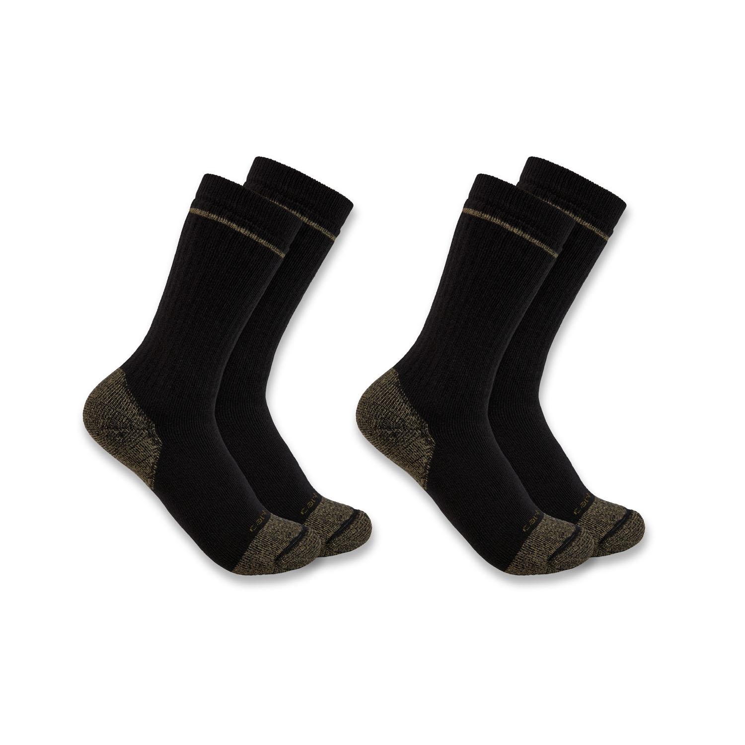 Midweight Cotton Blend Steel Toe Boot Sock 2/Pack
