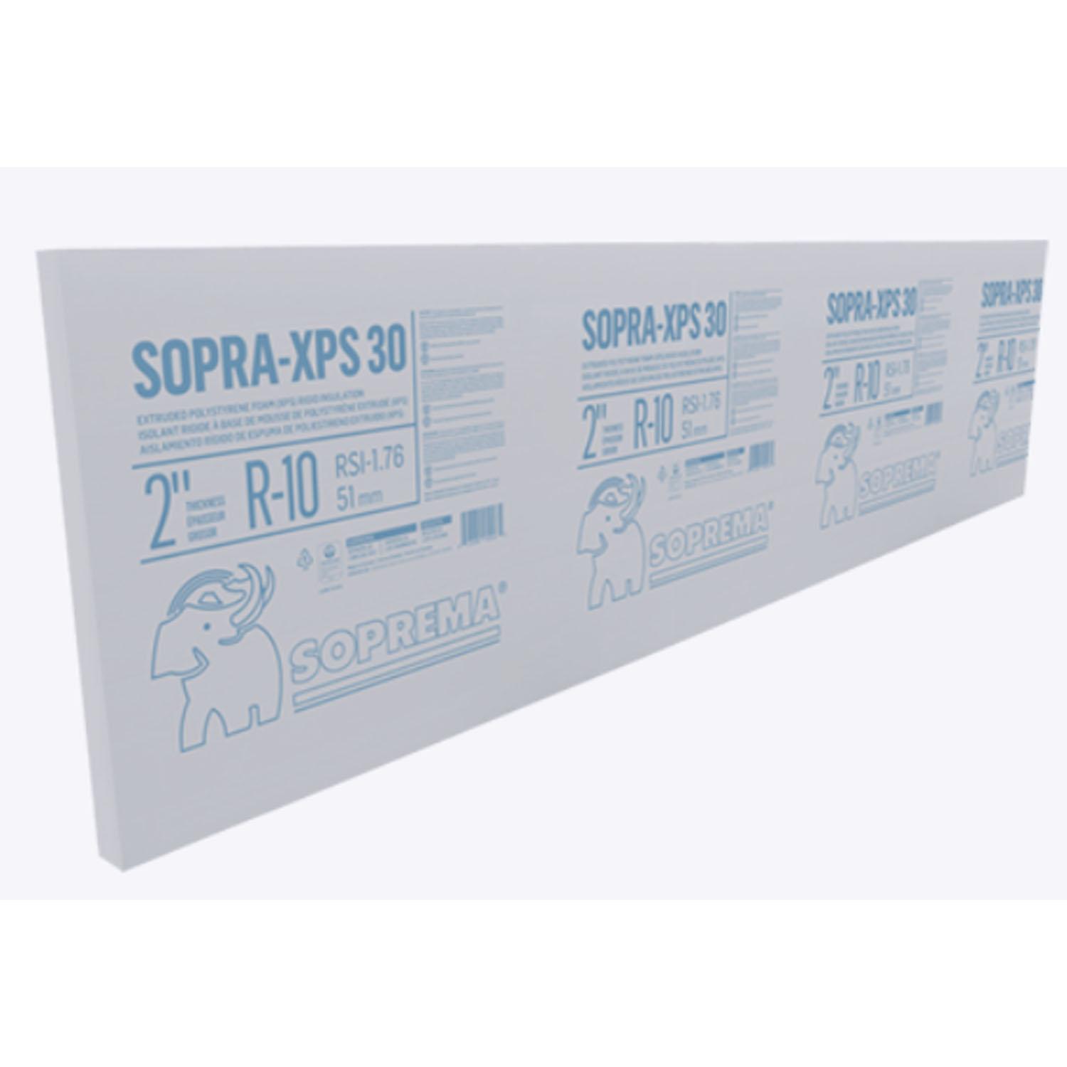 Sopra-XPS 30 Square 2' x 8' x 4"