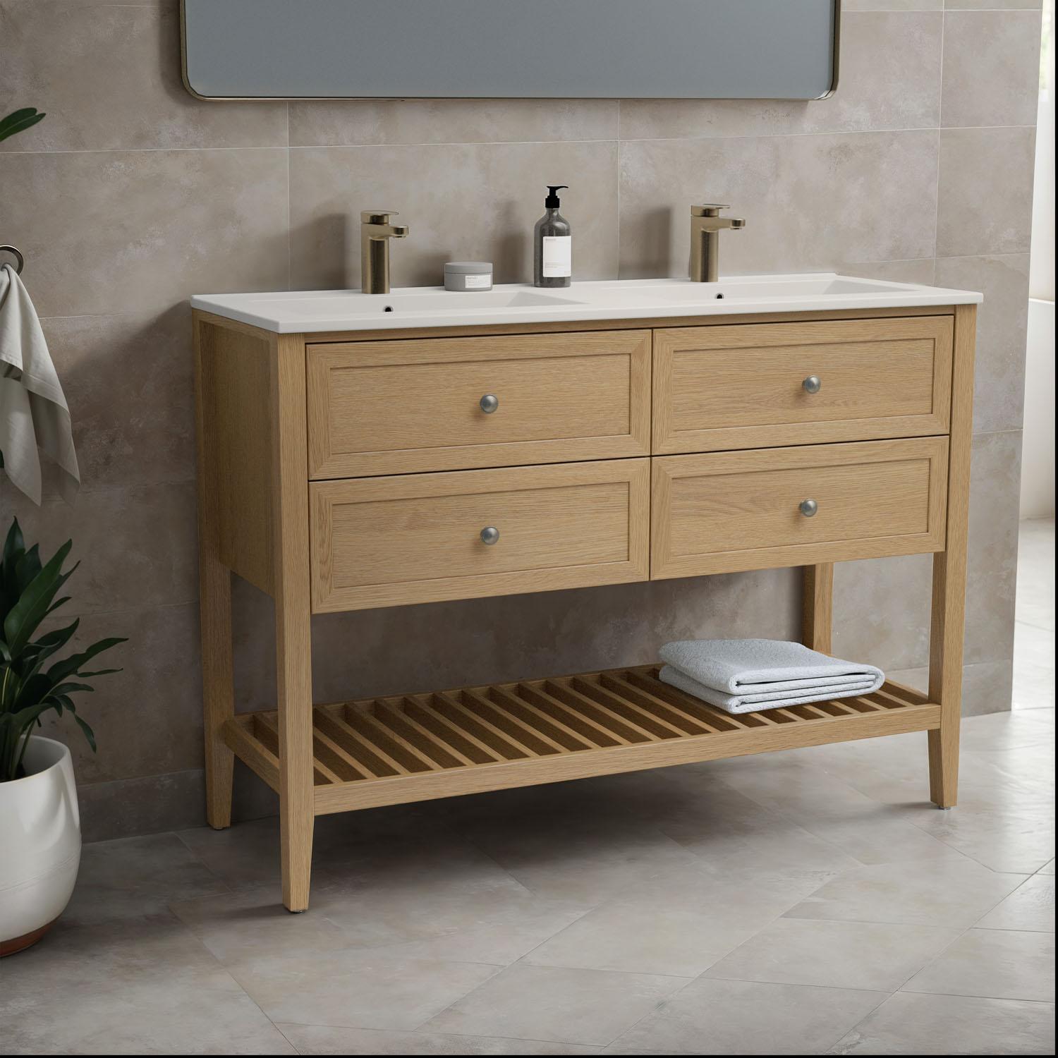 48" Karma Vanity Oak Vaneer