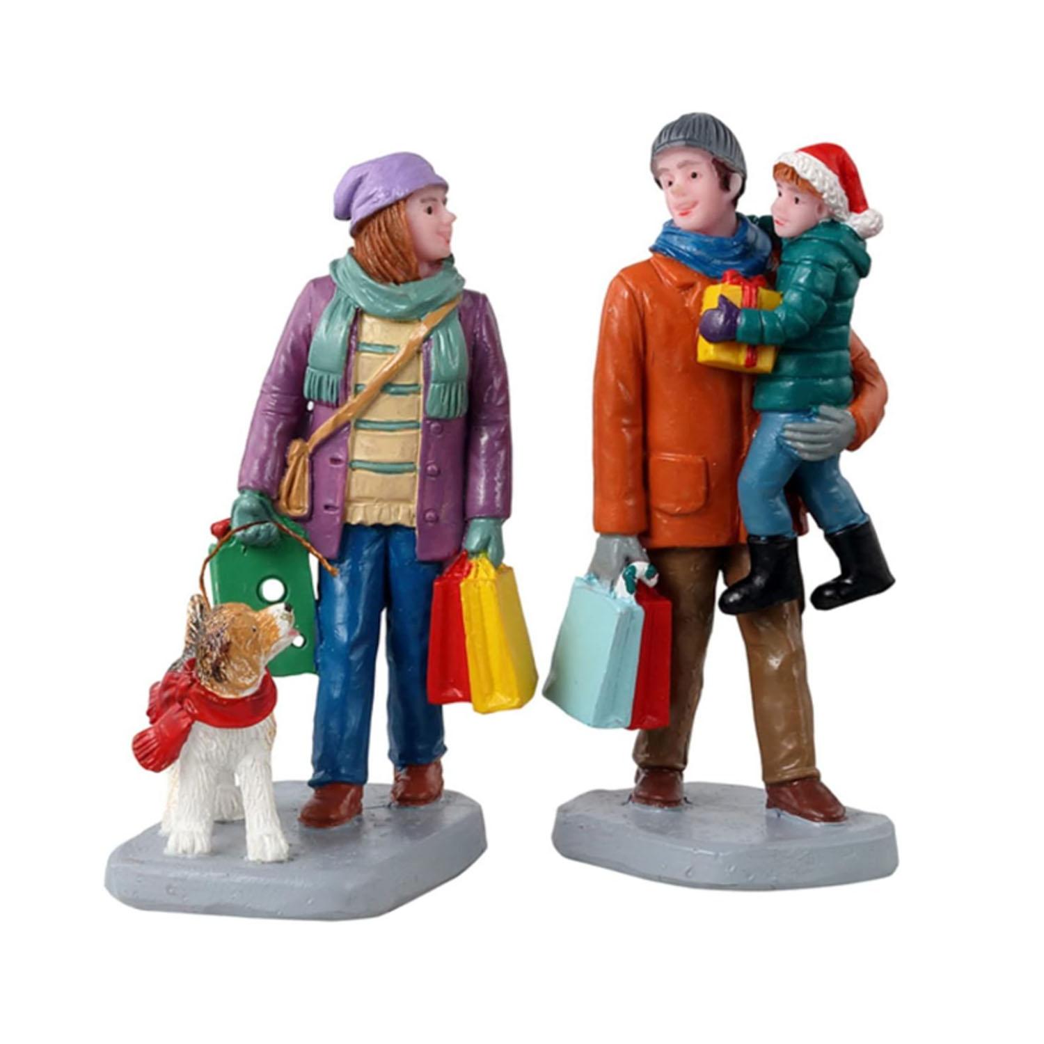 Holiday Shoppers Set of 2