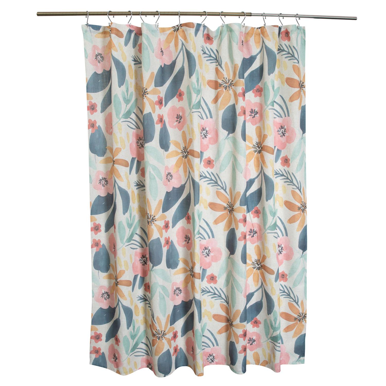 72"x72" Saltillo Shower Curtain Fabric 220 GSM