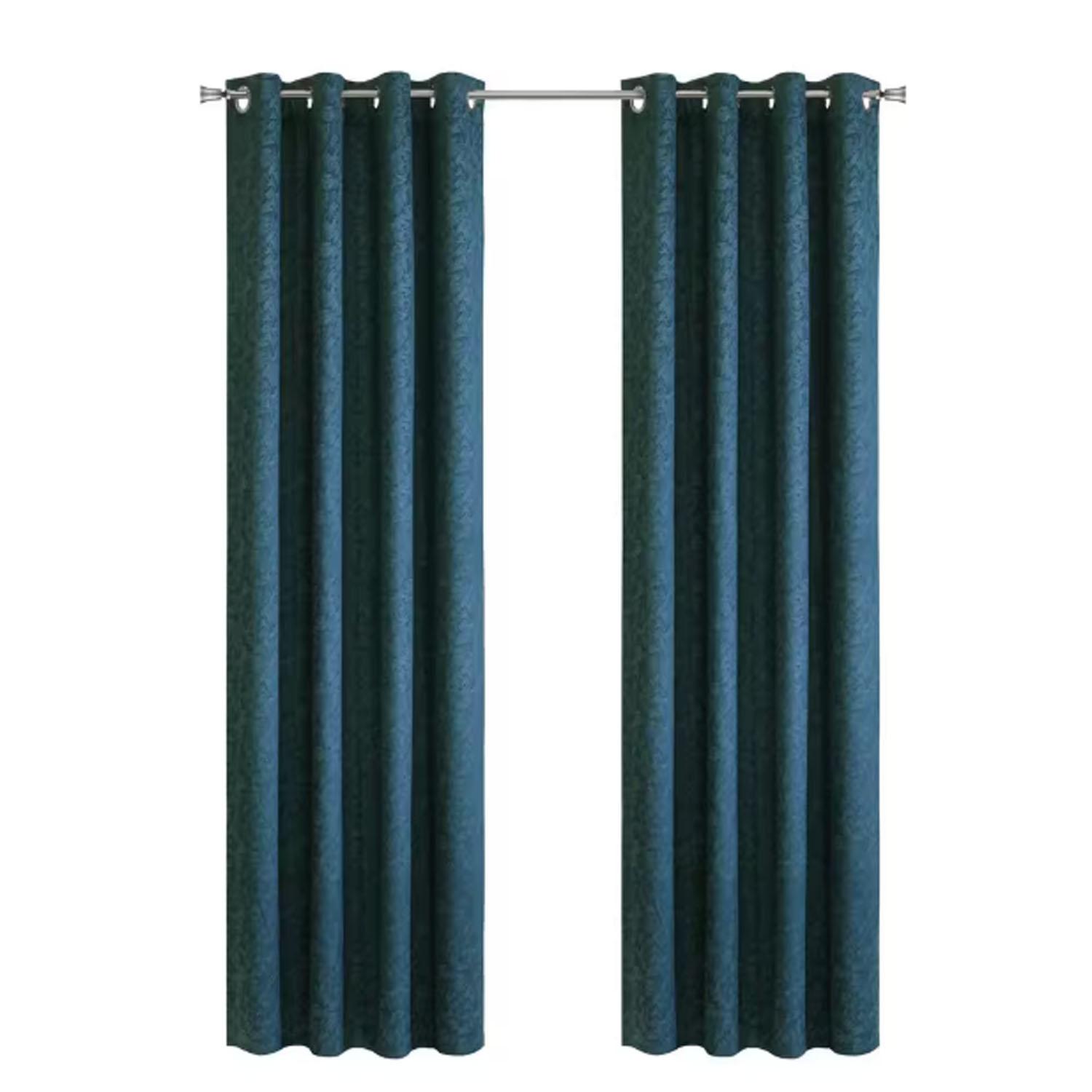 52"x84" Bristol Embossed velvet Panel - Navy