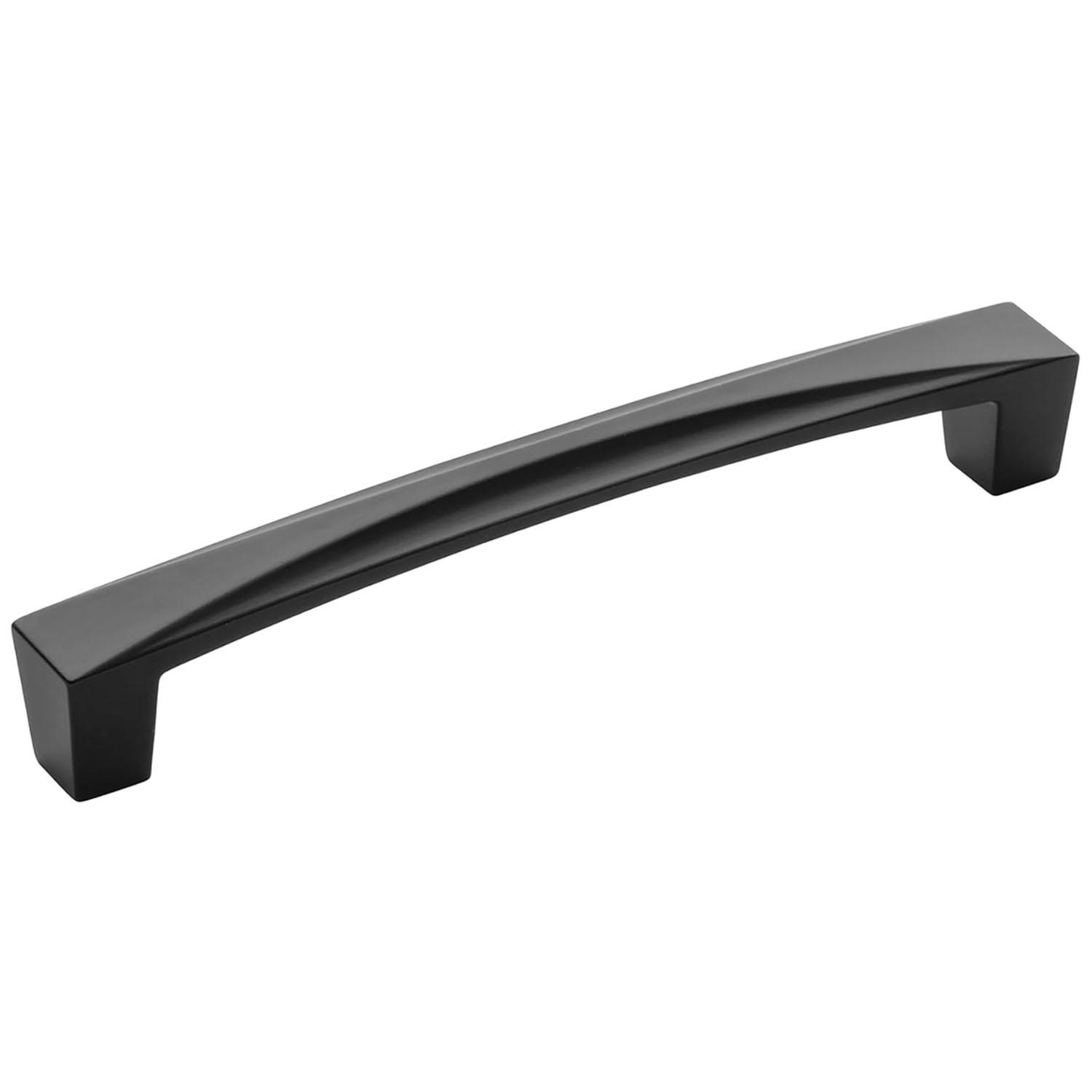 5-1/16" Center to Center Crest Bar Pull- Matte Black