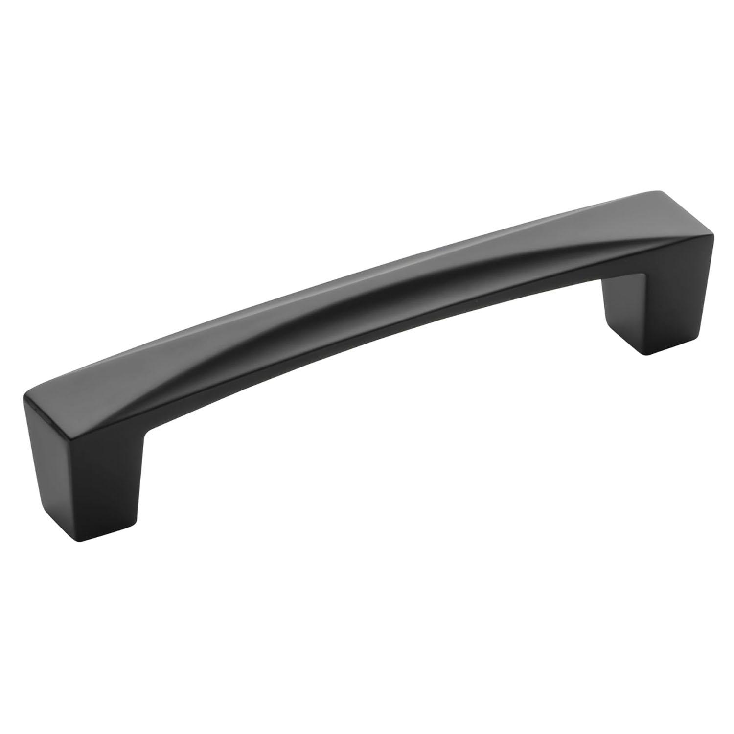 3-3/4" Center to Center Crest Bar Pull- Matte Black