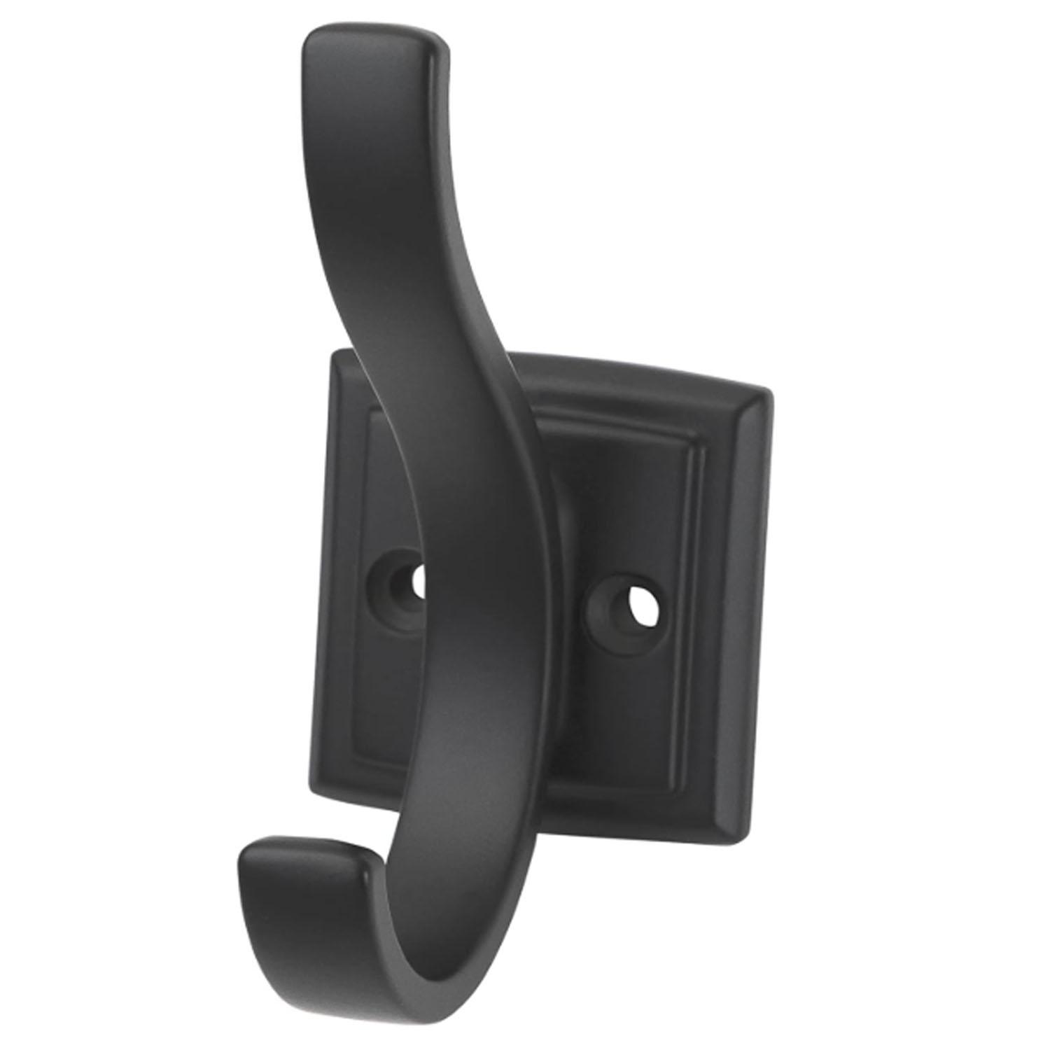 Dover 3/4" Center to Center Hook- Matte Black