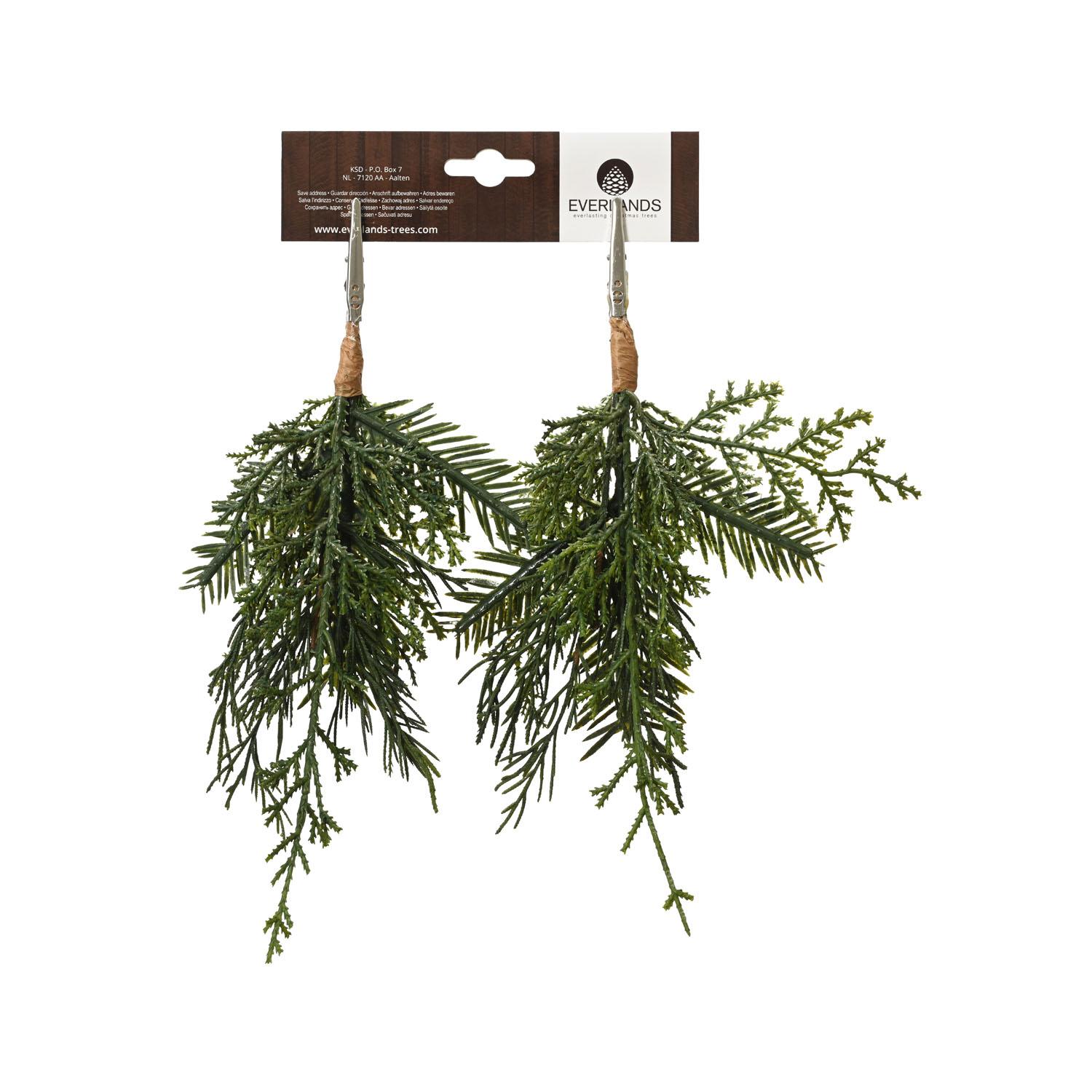 Branche de genévrier 9" paquet de 2