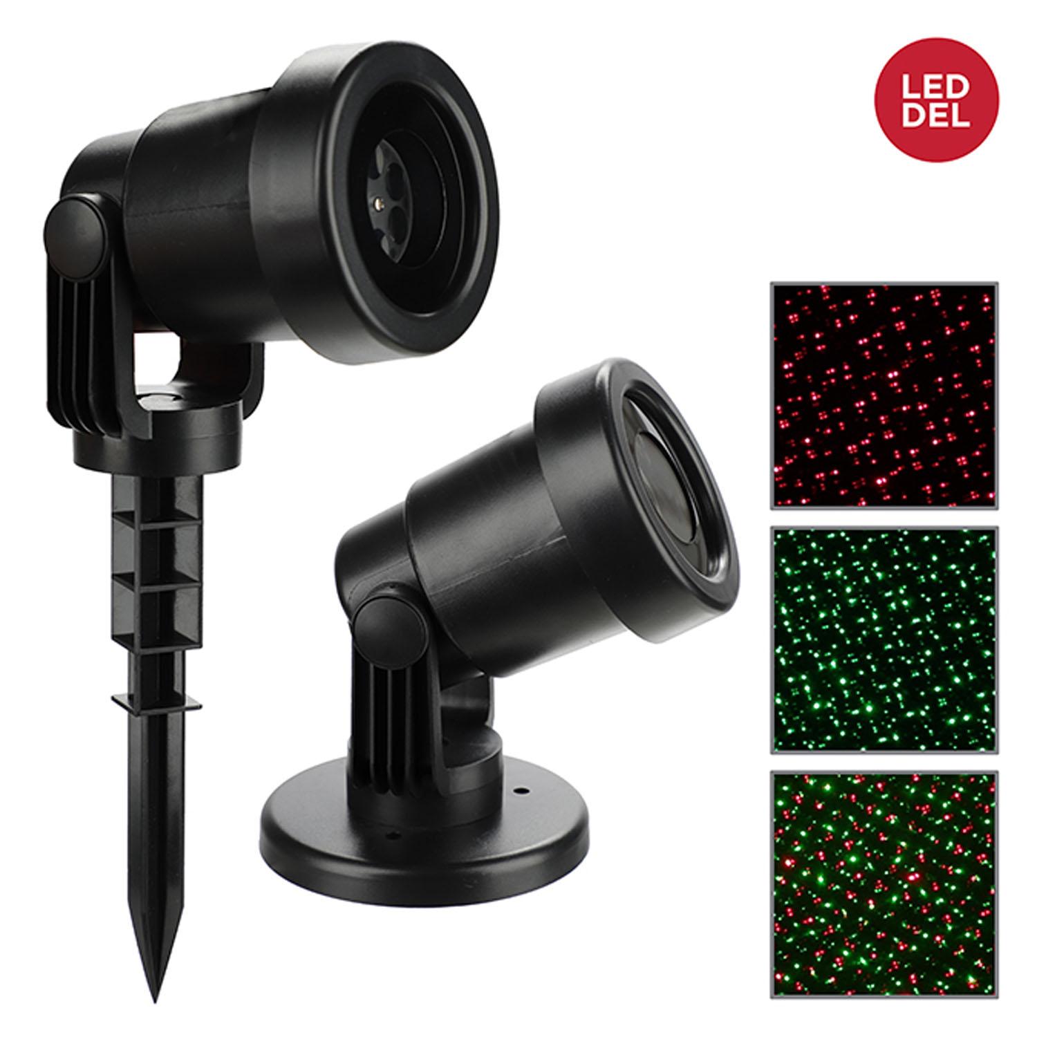 Projector With Green/Red Moving Laser Lights