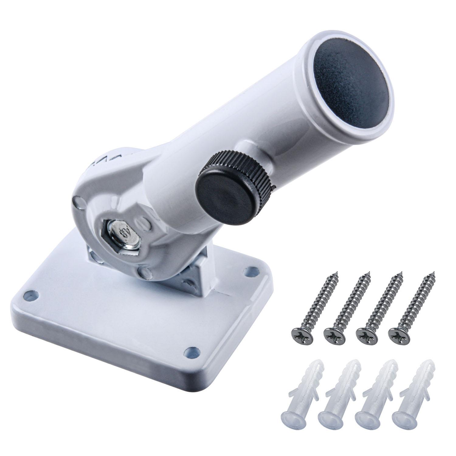 Flag Pole Bracket White