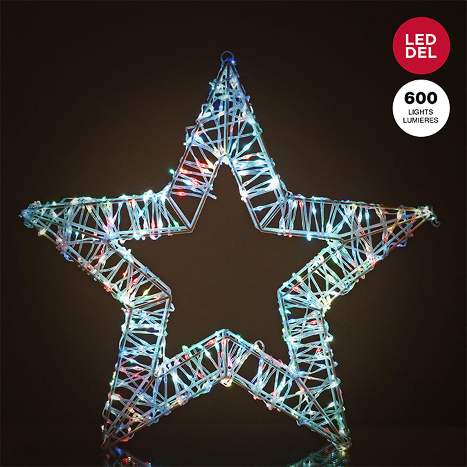 18" Star with 600 RGB Twinkle Lights