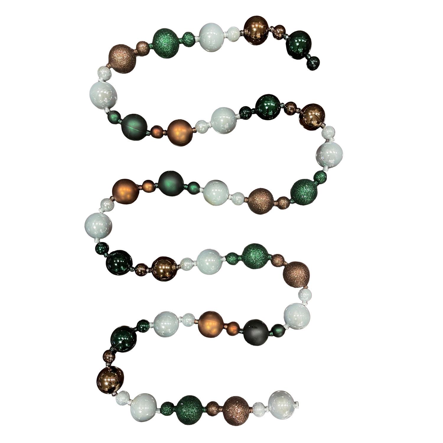 Shatterproof 6' Small Ball Garland In Enchanted Forest