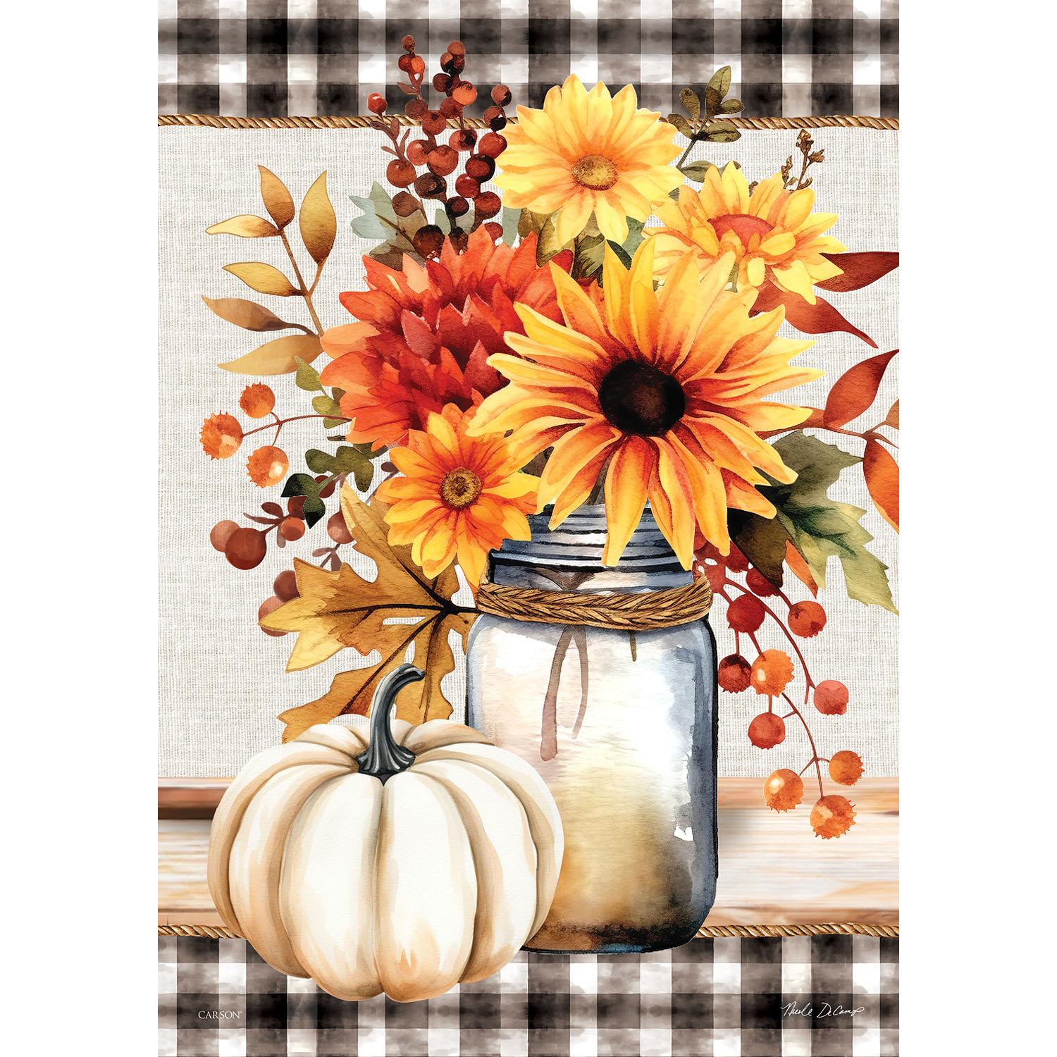Fall large Garden Flora Jar