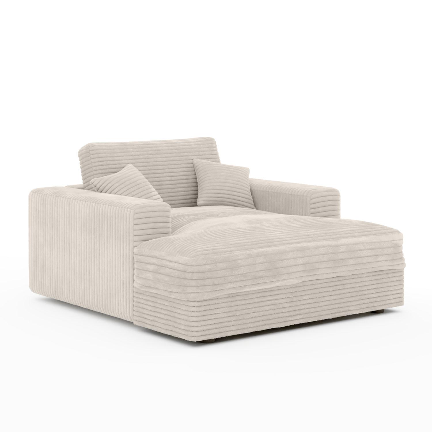 Phoenix Chaise- Beige