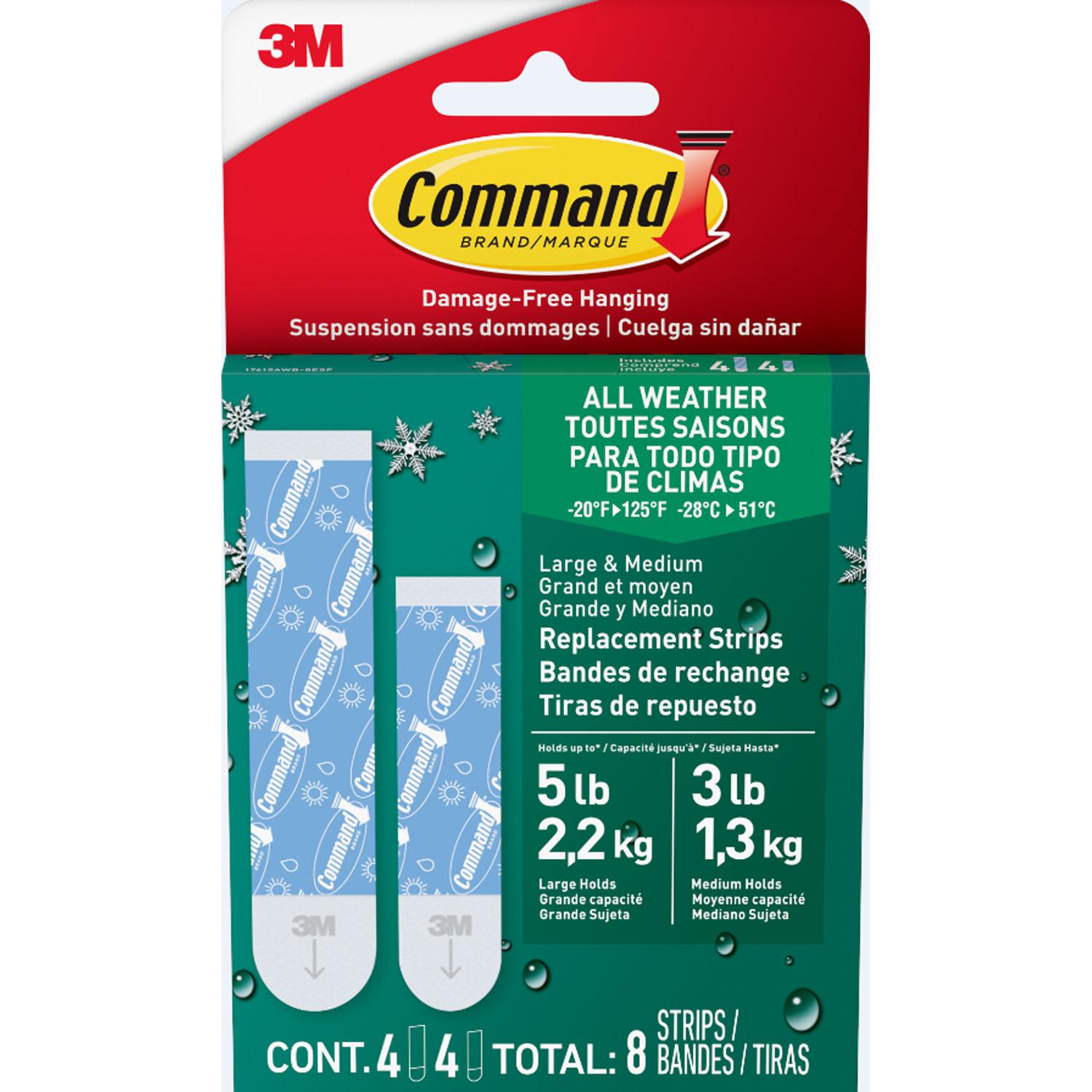 Bandes mousse Command – moyennes/grandes