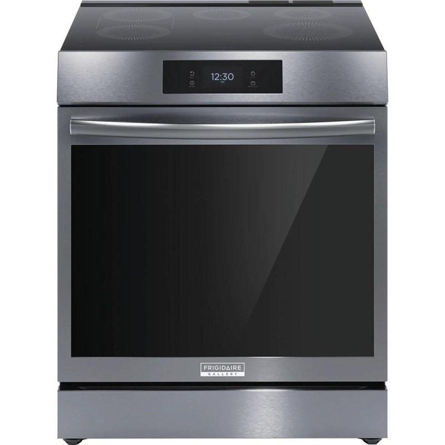 30" Front Control Induction Range with Total Convection