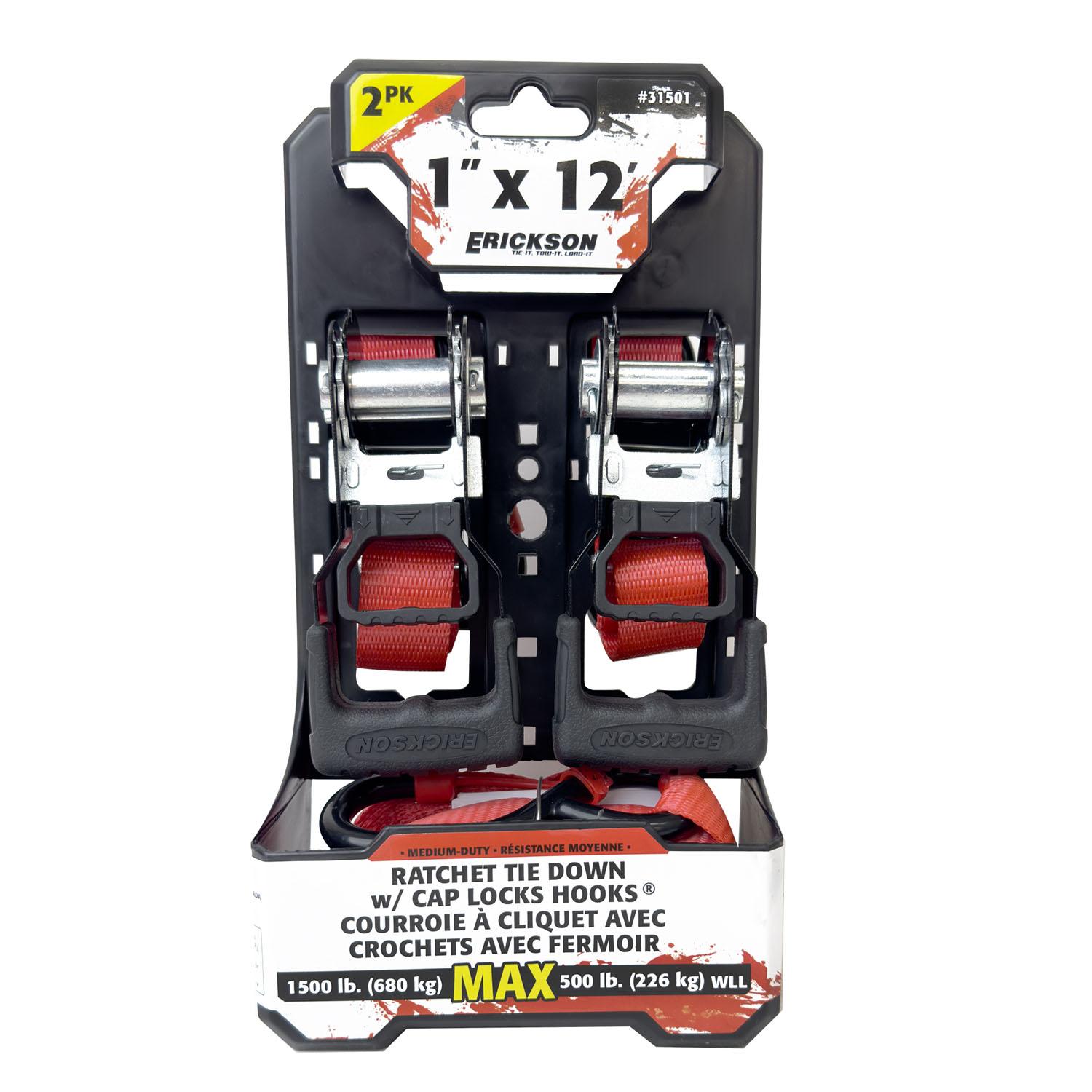 Sangle cliquet 1"x12' 1500 lb x2