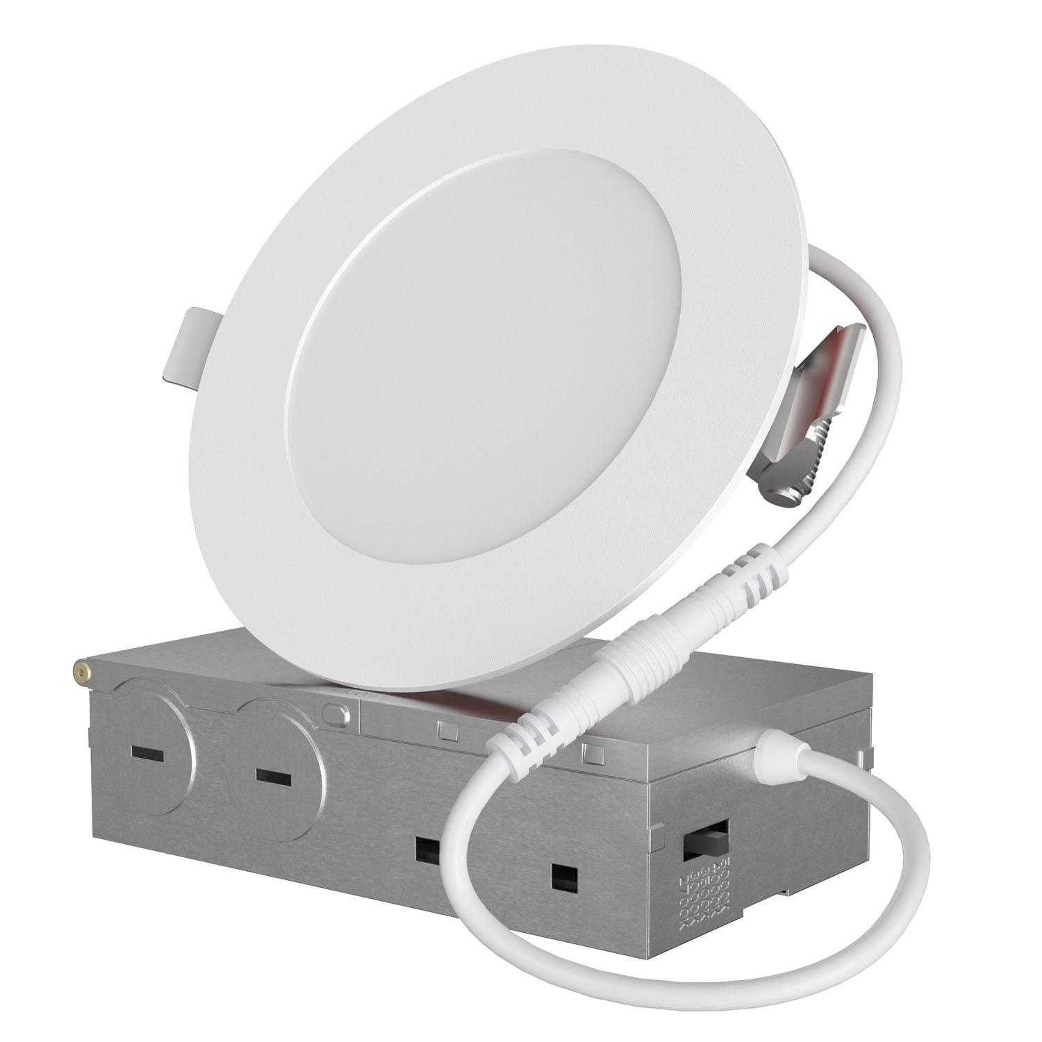 DEL 4" 9W 2h coupe-feu – Blanc