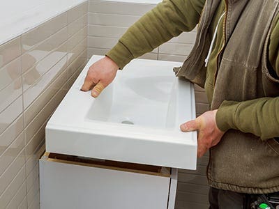 Installation d'une baignoire Image