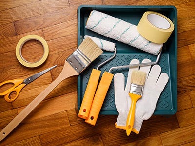 Paint Supplies, Tools & Applicators Image