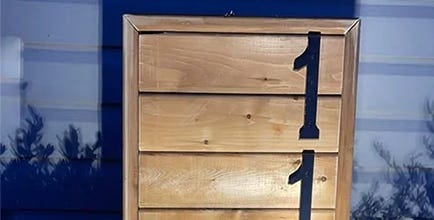 Summer of DIY: DIY Number Sign image
