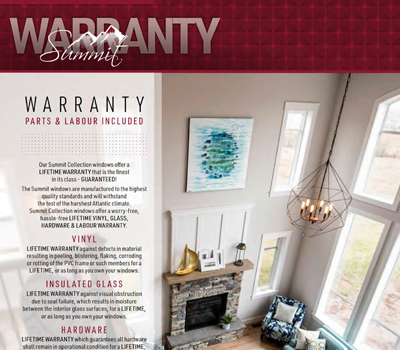 Window Warranty Enhancements