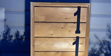 Summer of DIY: DIY Number Sign image