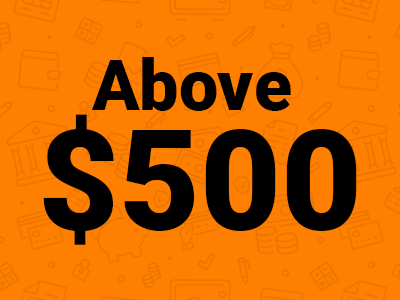 $500+ image