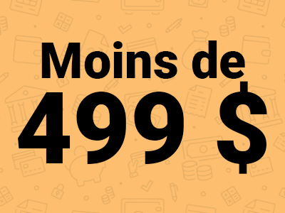Moins de 499 $ image